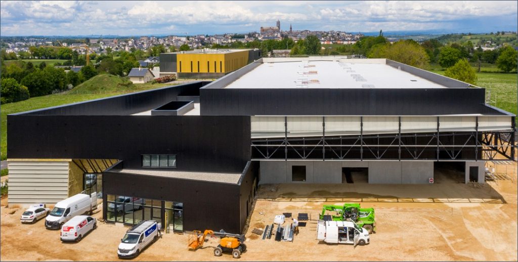 vue du futur bâtiment d'ATS