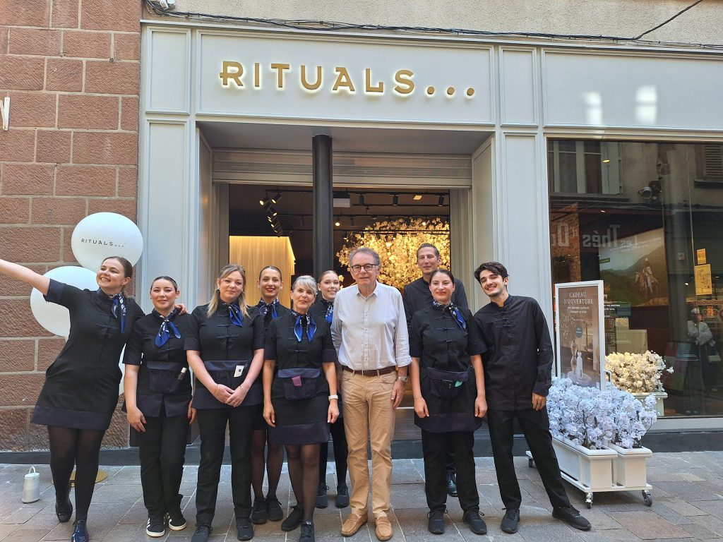 Ouverture de la boutique RItuals à Rodez le 19 juin 2025.